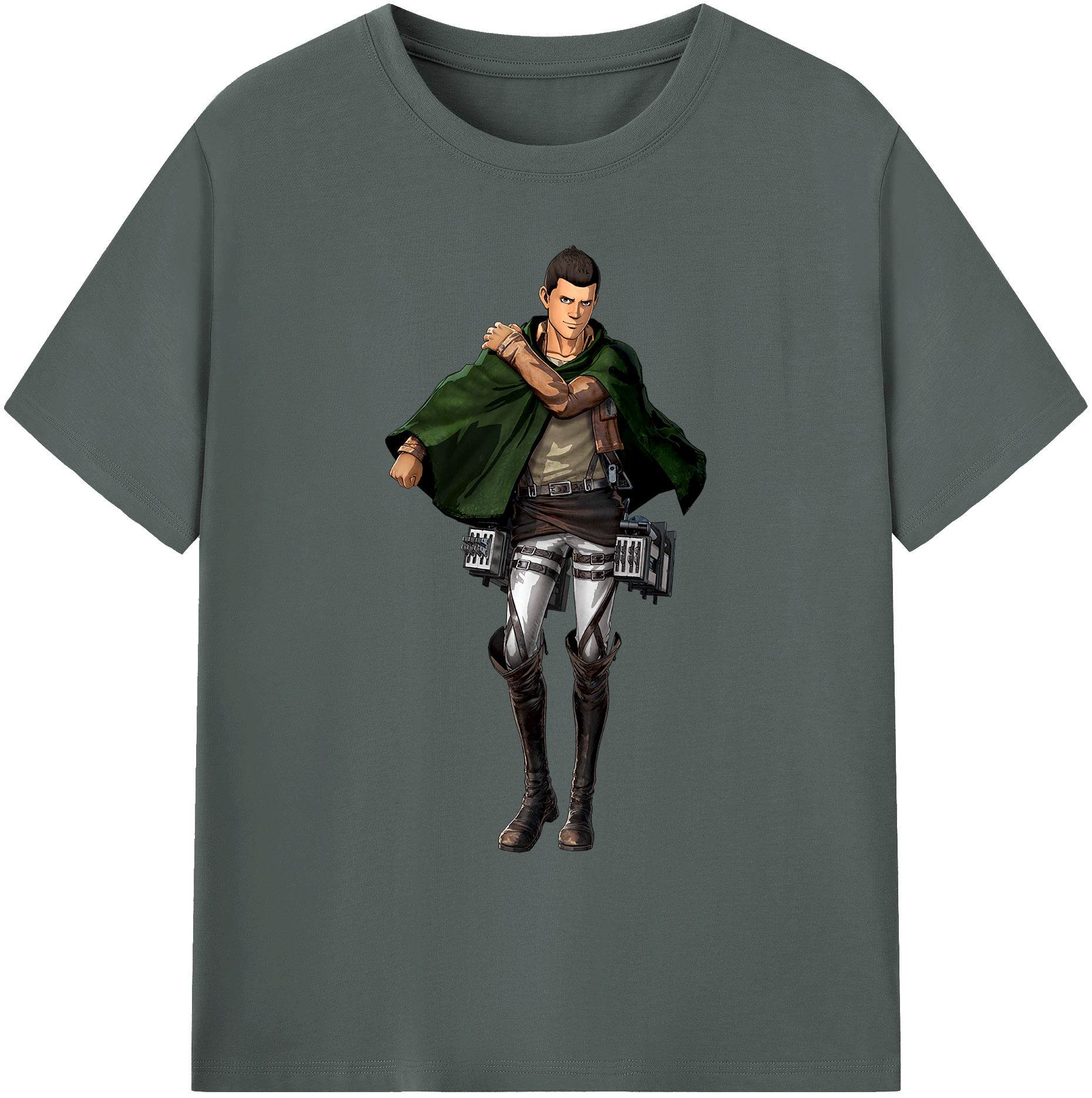 （画像用） 進撃の巨人 Attack on Titan 綿100％ メンズ半袖Tシャツ｜肌触りやわらか＆通気性